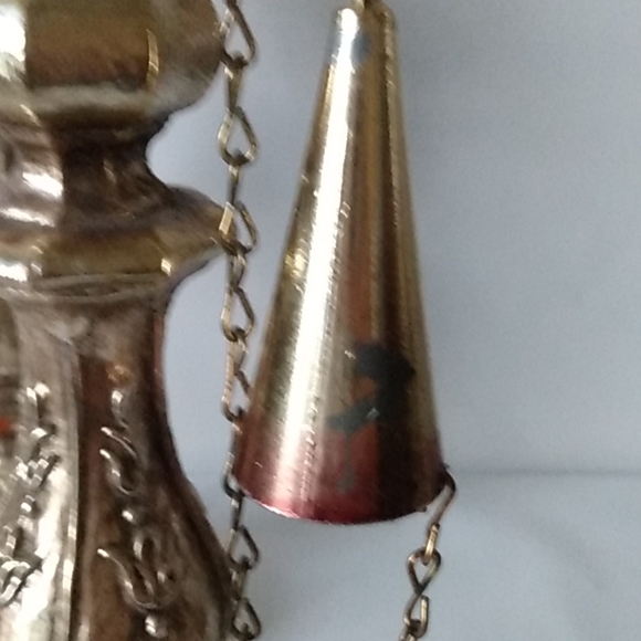 Dilly MFG Co Vintage gilded metal and marble pillar candleholders - Picture 13 of 16